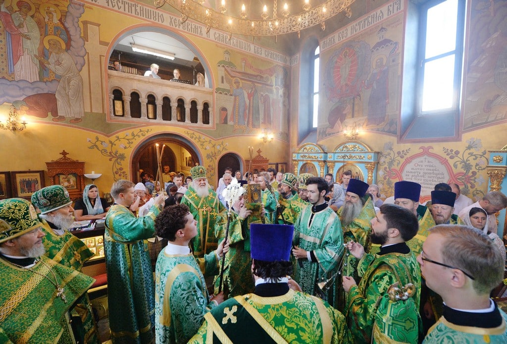 Архиерейское служение в день обретения мощей преподобного Серафима Саровского